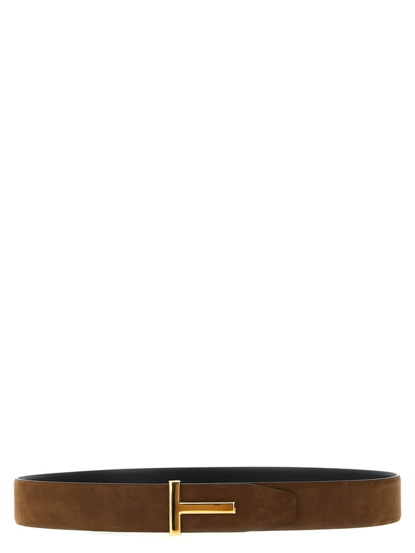 Tom Ford Brown Leather Belts