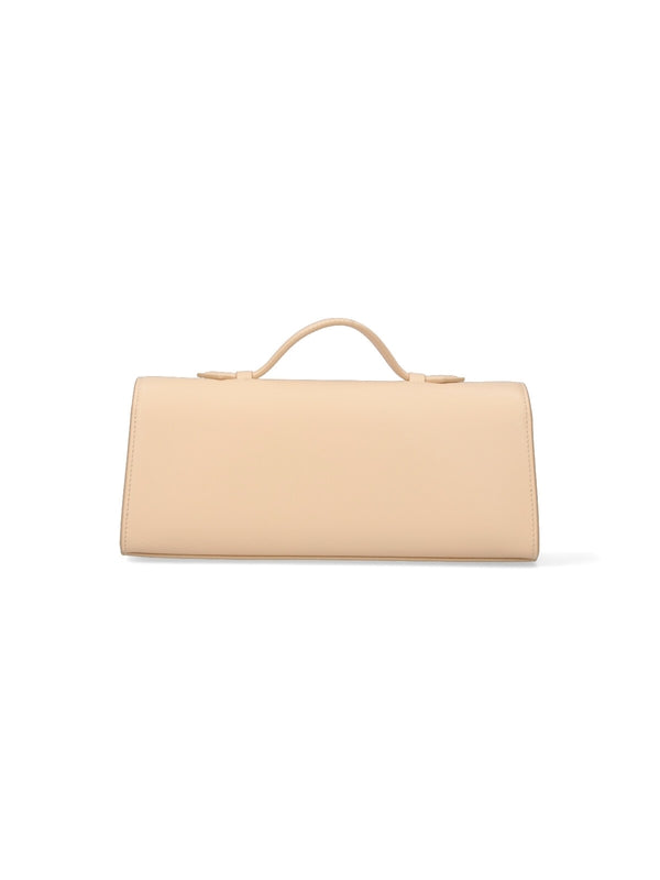 Savette Beige Tote Bags