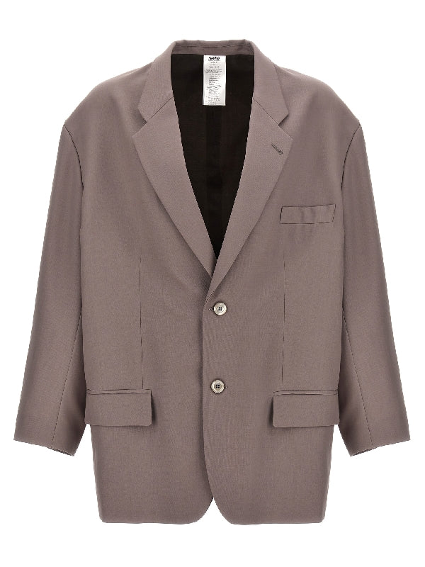 Single-breasted Wool Jacket