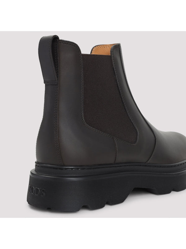 Tod'S Black Chelsea Boots