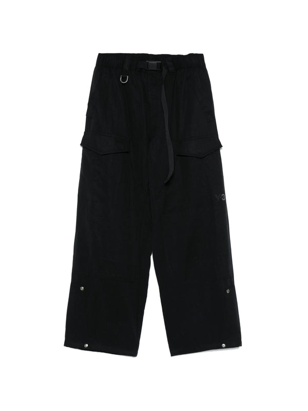Logo Drawstring Nylon Blend Pants