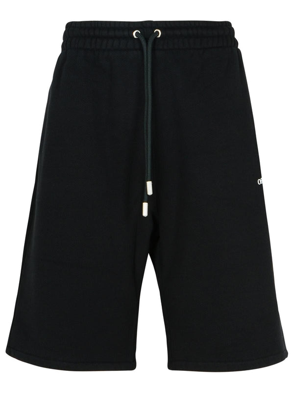 Arrow Logo Cotton Bermuda Shorts