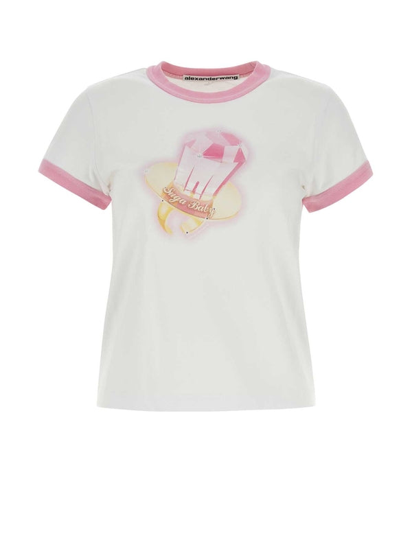 Alexanderwang White Half Sleeve