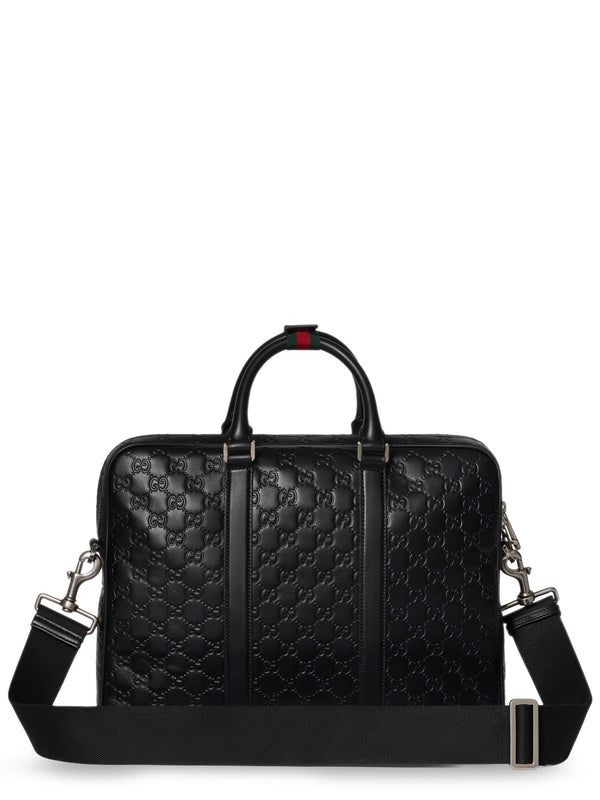 Gucci Black Brief Case