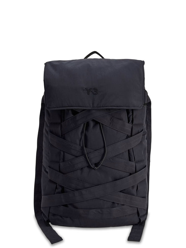 Y-3 Black Backpacks