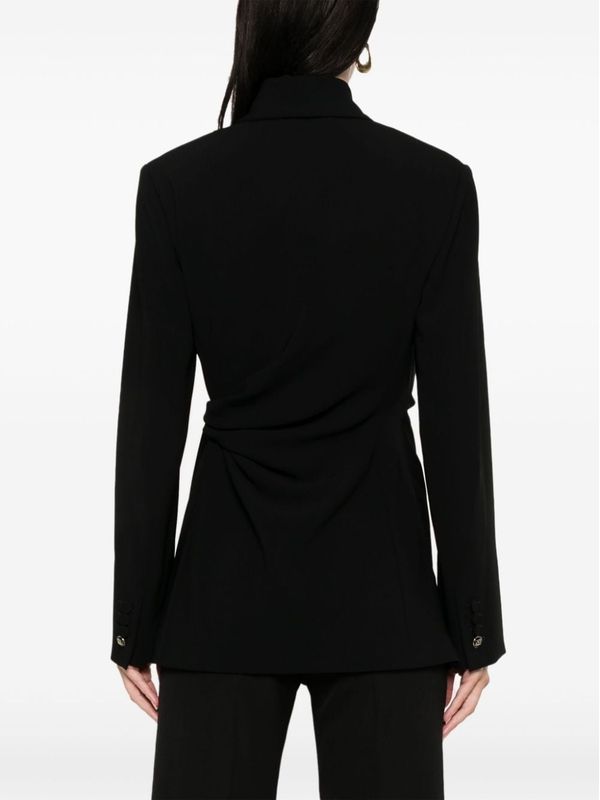 Asymmetrical Strap Tailored
  Jacket