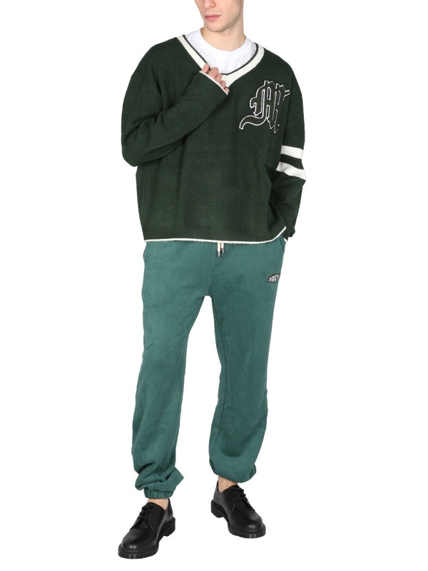 Mouty Green Casual Pants