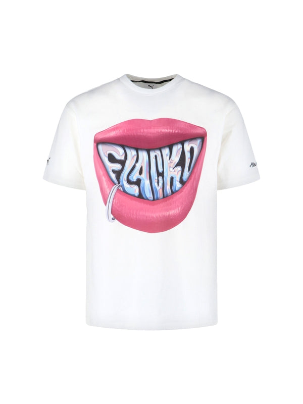 Puma White Half Sleeve