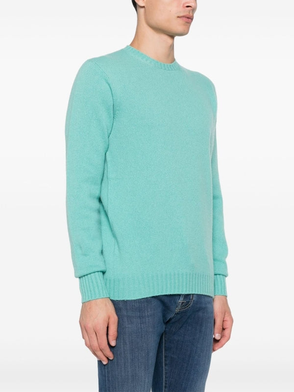 Crew Neck Cashmere Knit