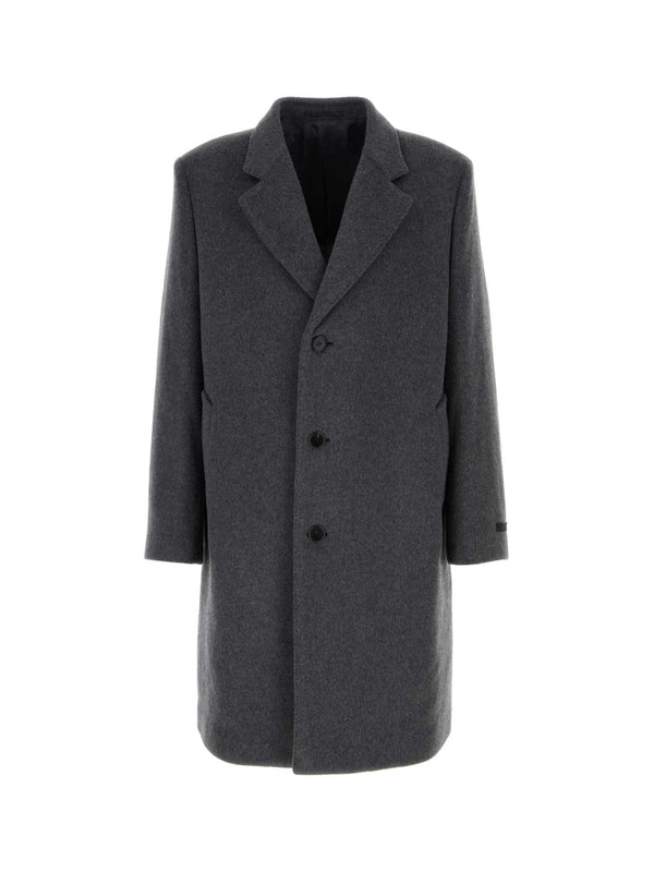 Single Breasted Wool Coat