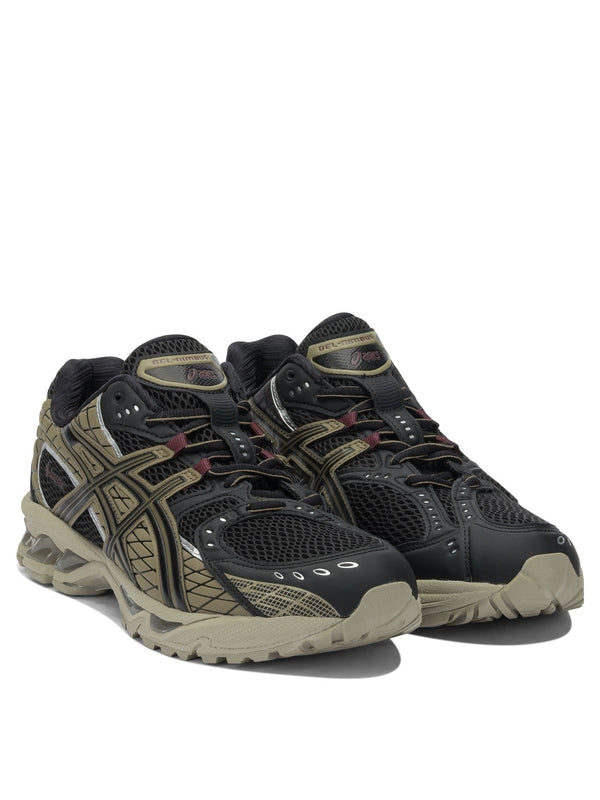 Asics Black Green Low Top Sneakers