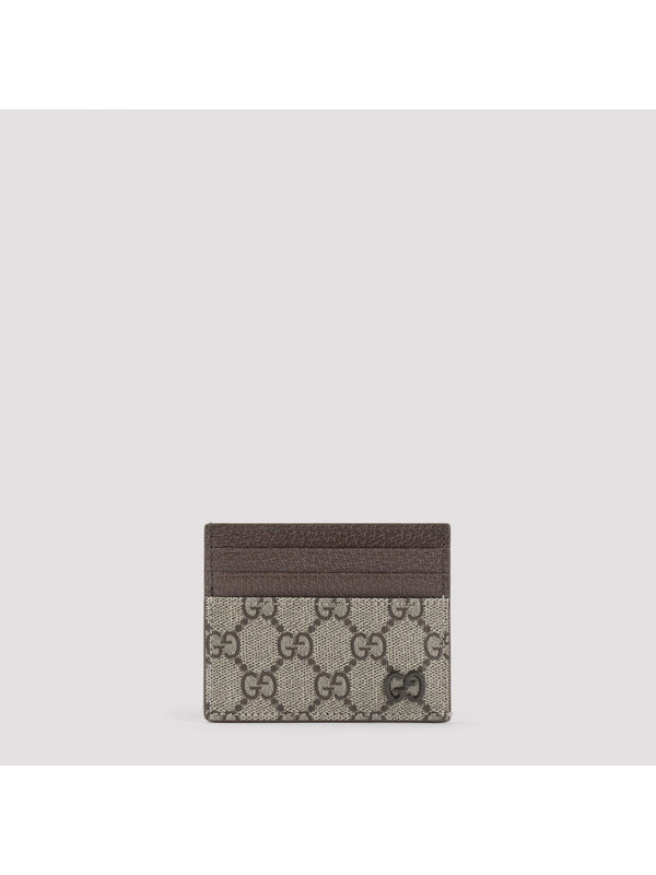 GG Logo Leather Card Holder