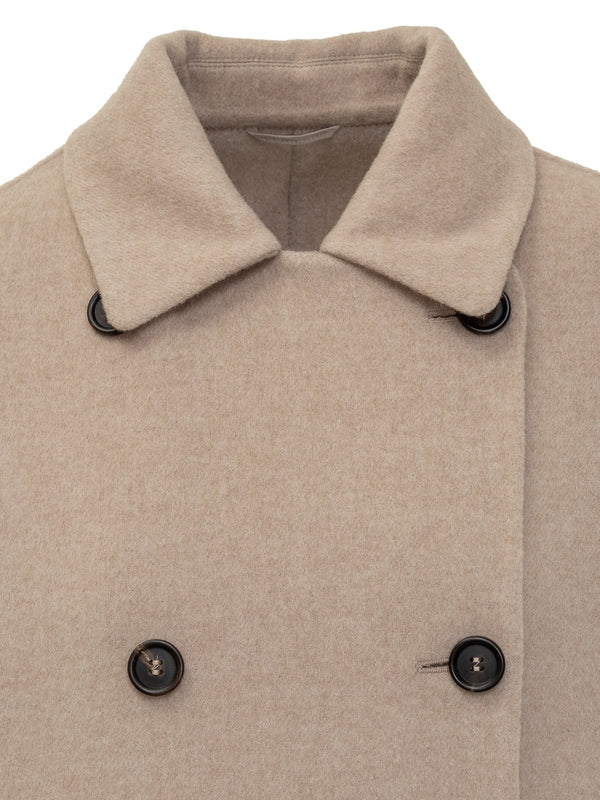 Wool Cashmere Double Coat