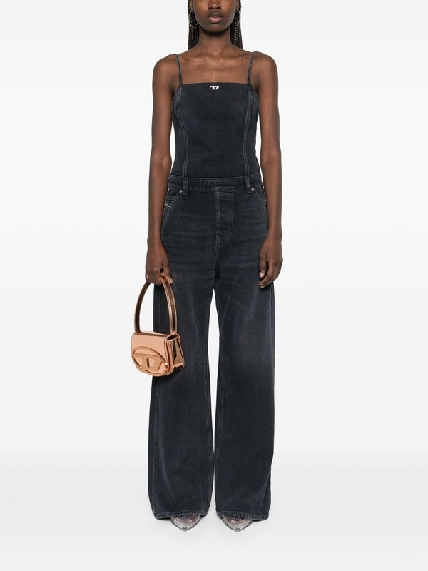 VORS Logo Denim Jumpsuit