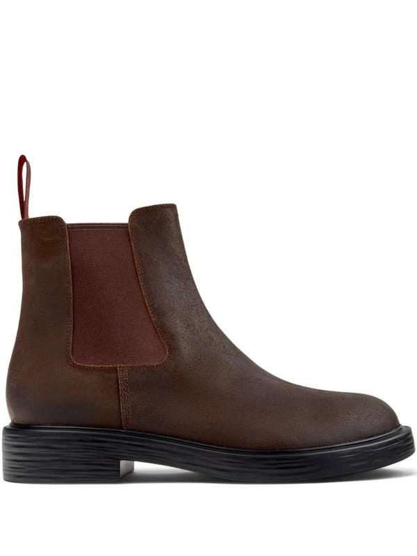 Camper Brown Chelsea Boots