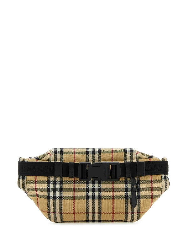 Vintage Check Nylon Belt Bag