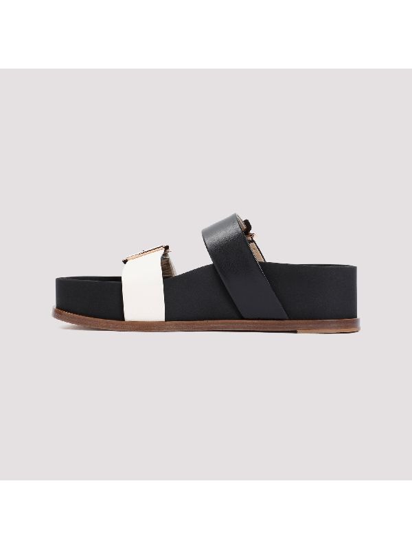 Wren Leather Buckle Sandals