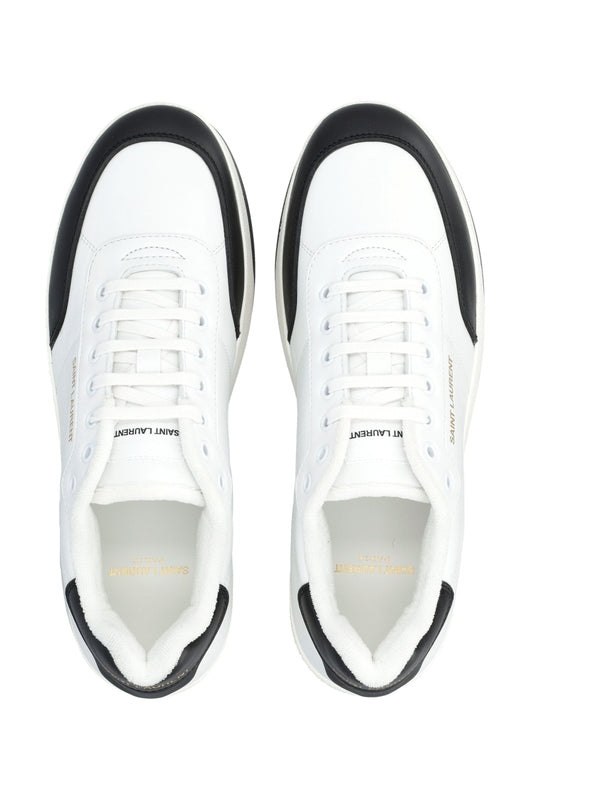 Saint Laurent White Black Sneakers