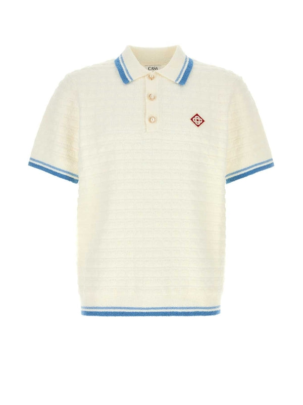 Casablanca White Polo Shirts