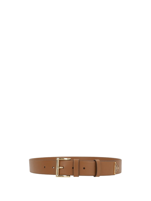 Triangle Logo Leather Belt