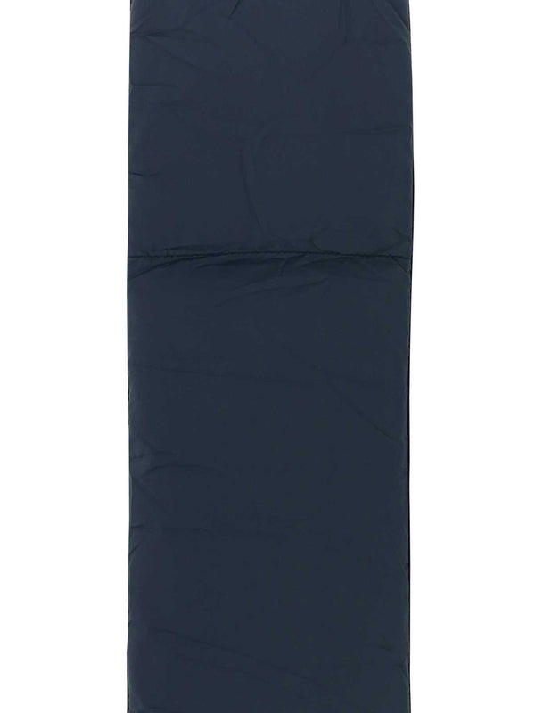 Logo Patch Nylon Padded Jacket Muffler