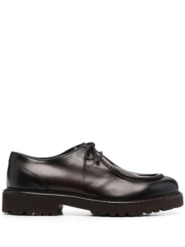 Ducals Brown Lace-Up Shoes