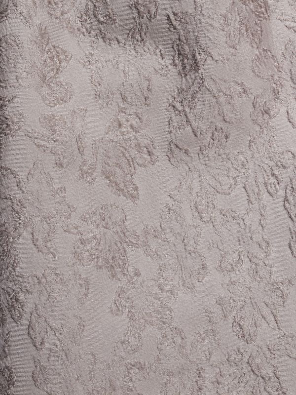 Bow Jacquard Flare Midi Skirt