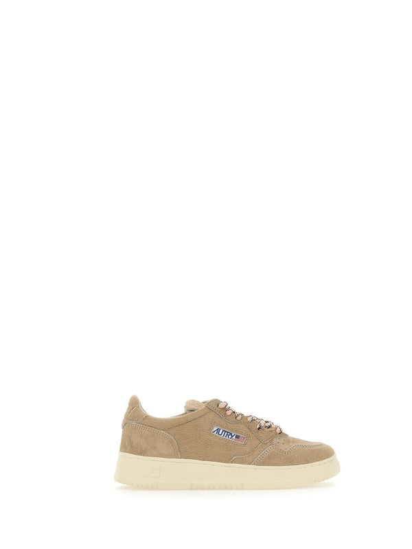 Autry Beige Low Top Sneakers