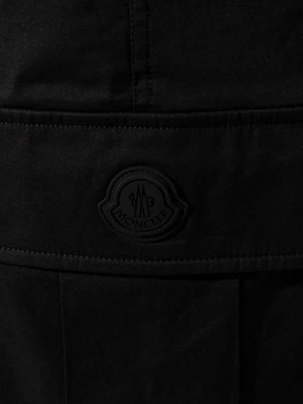 Back Logo Patch Cotton Pants