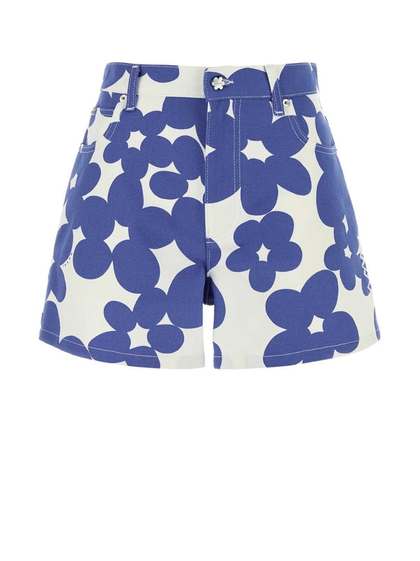 Allover Flower Printing Shorts