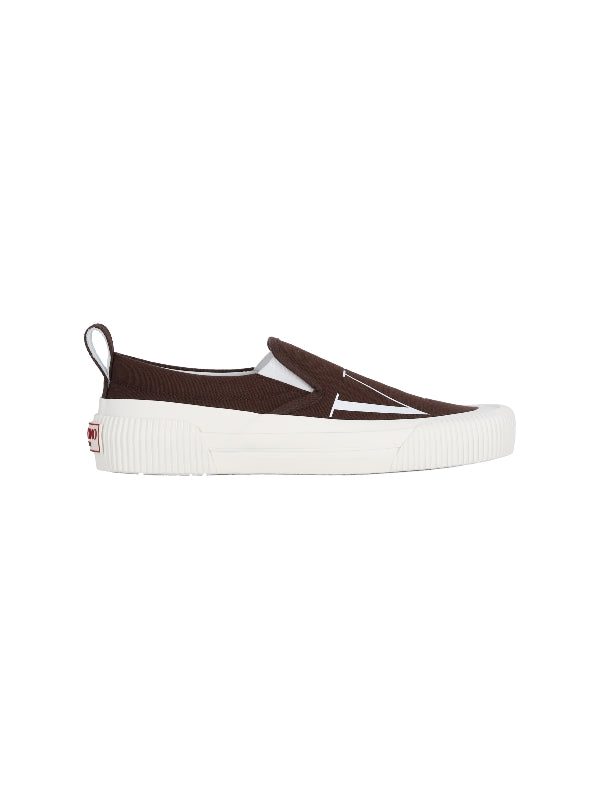 Vltn Logo Printing Slip-On Sneakers