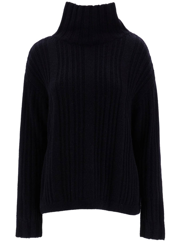 Vitalba High-Neck Wool Cashmere Knit