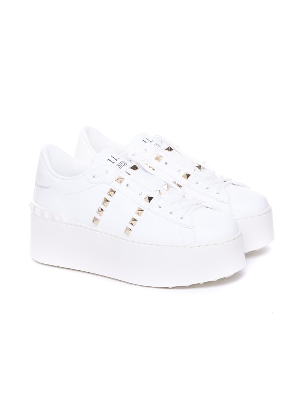 Valentino White Low Top Sneakers