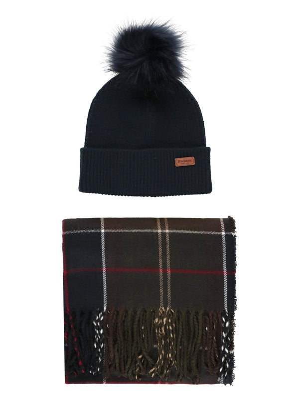 Barbour Navy Beanies