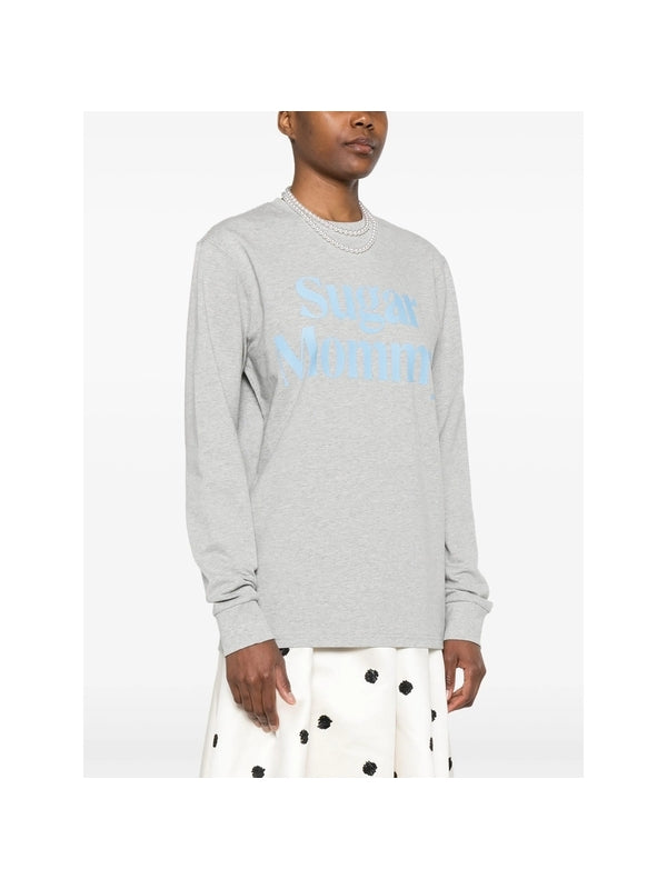 Graphic Print Long-Sleeve Top