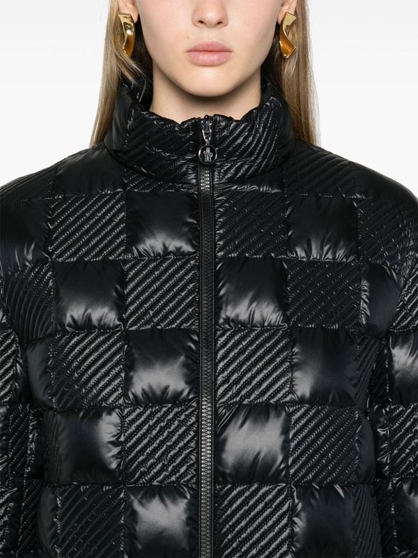 Ancy Quilted Highneck Puffer