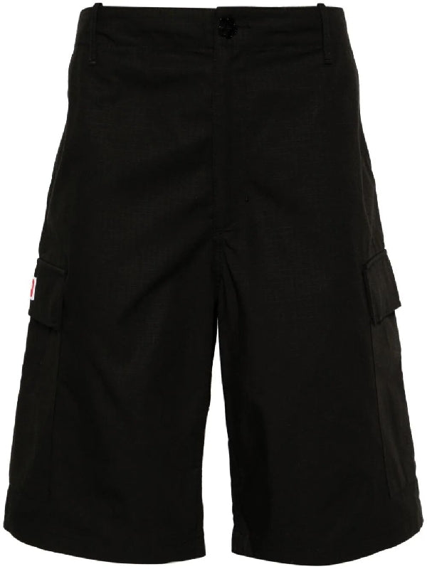 Workwear Cotton Cargo Bermuda Pants