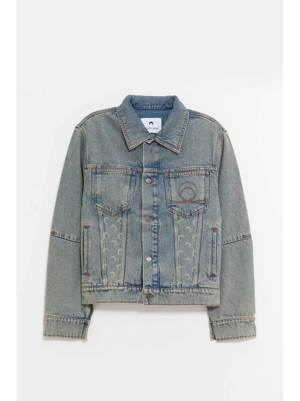 Marine Serre Blue Trucker