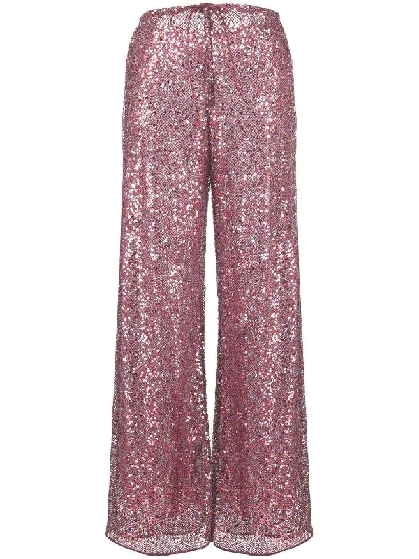 Glitter Straight Pants