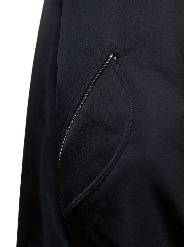 Arr Zipper Detail Bomber Jacket