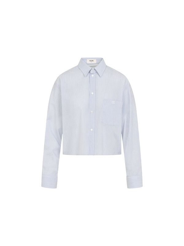 Triomphe Logo Pinstripe Shirt