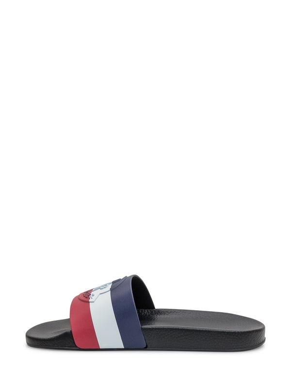 Moncler Black Slides