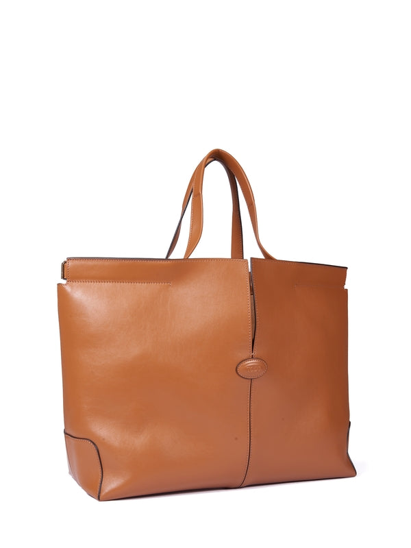 Di Leather Medium Tote Bag
