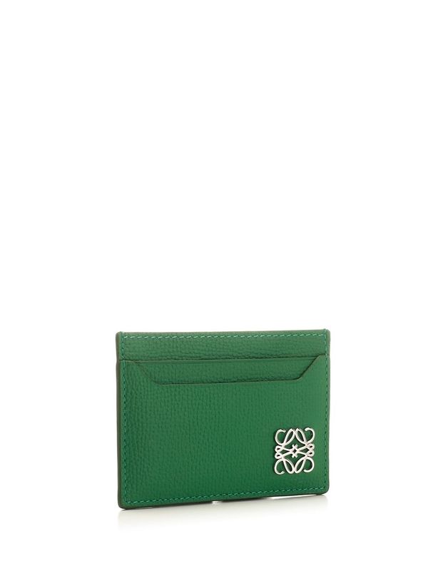 Anagram Logo Leather Card Wallet