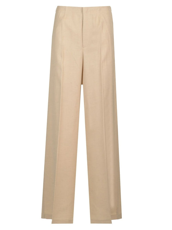 Soft Cut Pleated Trousers