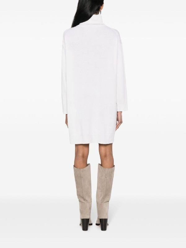 Turtleneck Cashmere Knit Dress