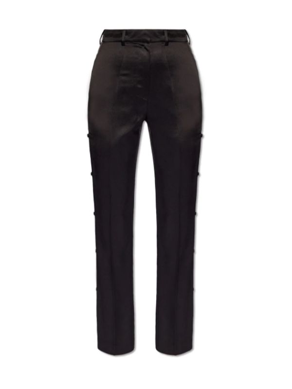 Felina Side Button Satin Pants