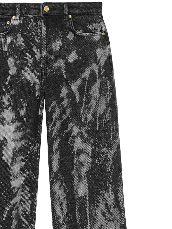 All-Over Printing Denim Pants