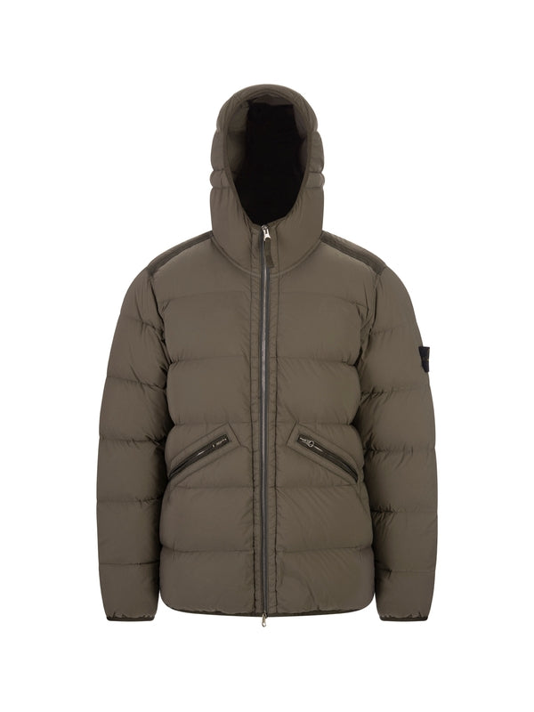 Wappen Patch Quilting Hood Puffer