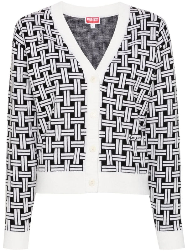 Weave All-over Cardigan